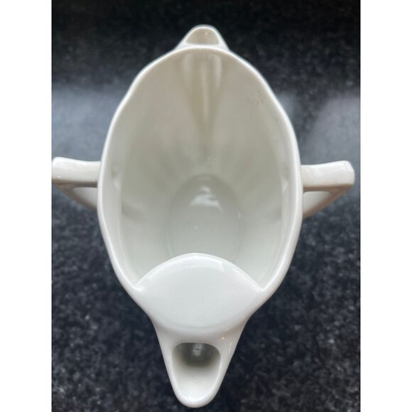 Vtg Pillivuyt Porcelain Floral Design 8 oz Sauce or Gravy Boat - Picture 5 of 9